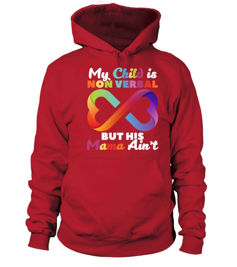 Children Non Verbal Aint No Mama Autism Awareness Men's Hoodie