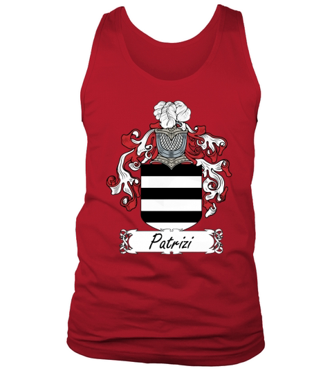 Patrizi Family Crest Italian Family Crests Tank Top Unisex