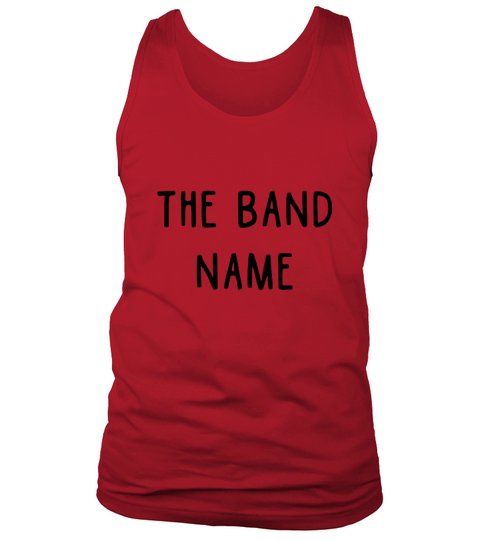 The band name Tank Top Unisex