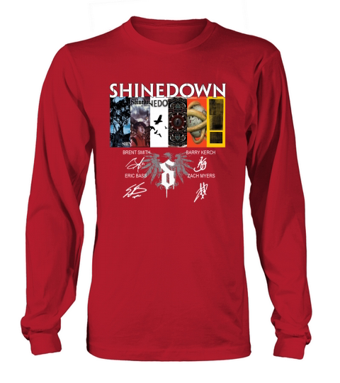 Shinedown 19th Anniversary 2001 2020 signature Long sleeved Unisex