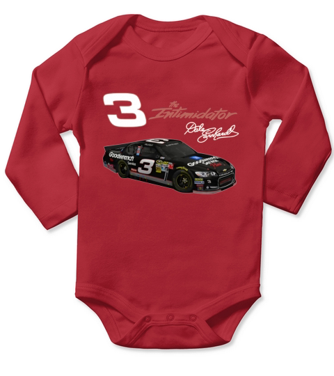 Dale Earnhardt The Intimidator Long Sleeve Baby One-Piece