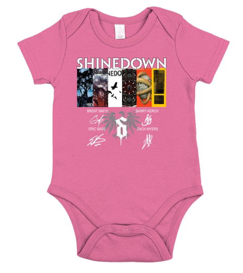 Shinedown 19th Anniversary 2001 2020 signature Short Sleeve Baby One-Piece
