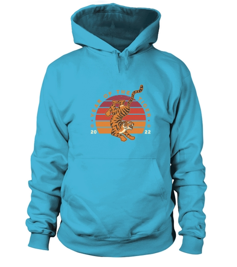 2022 Year Of The Tiger Happy New Year Vintage Women's Hoodie