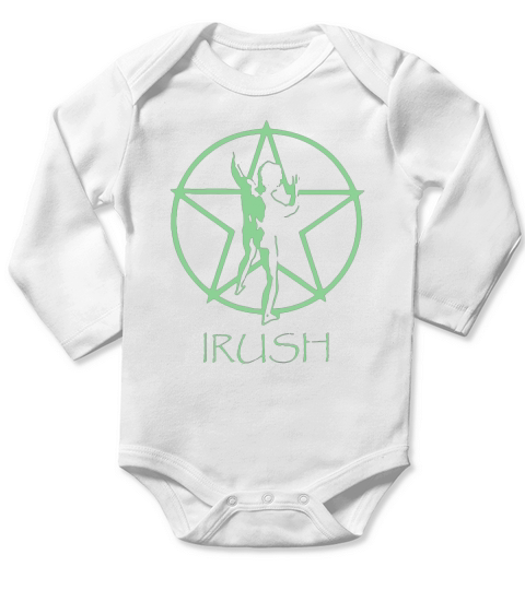 Rush Starman Irush  Graphic Long Sleeve Baby One-Piece