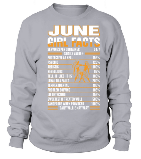 June Girl Facts Gemini Women's Sweatshirt