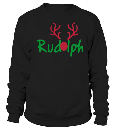 Rudolph Reindeer Of Santa Women's Sweatshirt