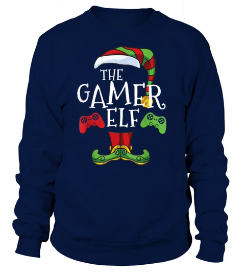 Gamer Elf Family Matching Christmas Women's Sweatshirt