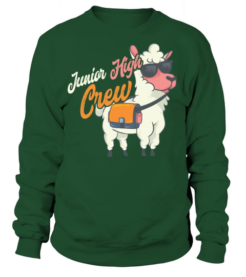 Junior High Crew Middle School Llama Gift Women's Sweatshirt