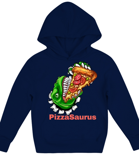 Pizzasaurus Shirt Dinosaur T Rex Pizza Kids Hoodie