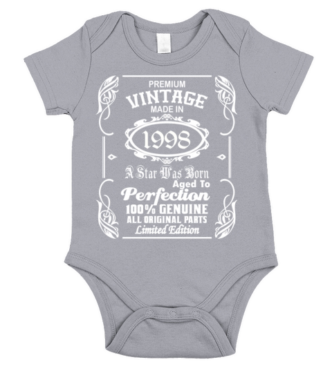 Vintage made in 1998 Short Sleeve Baby One-Piece