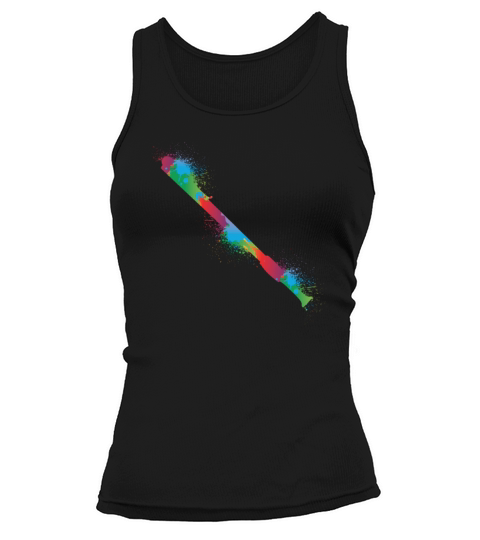 Colorful Flute Retro Music Lover Flutist Tank top Woman