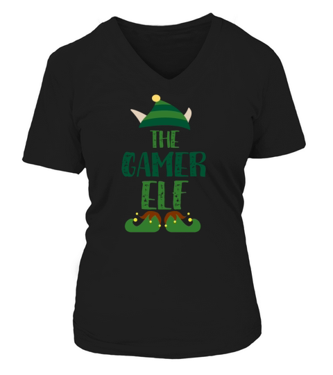 The Gamer Elf Women's V-Neck T-shirt