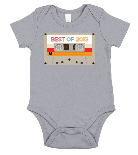 Vintage Cassette Tape Shirt Birthday Gifts Retro Short Sleeve Baby One-Piece