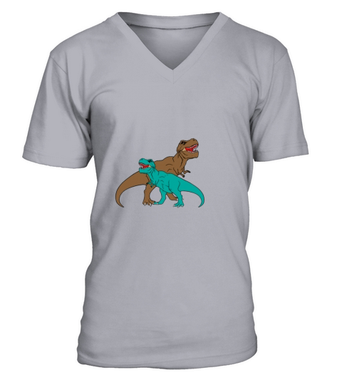 T-REX - Rex Thyrannosaurus Men's V-Neck T-shirt