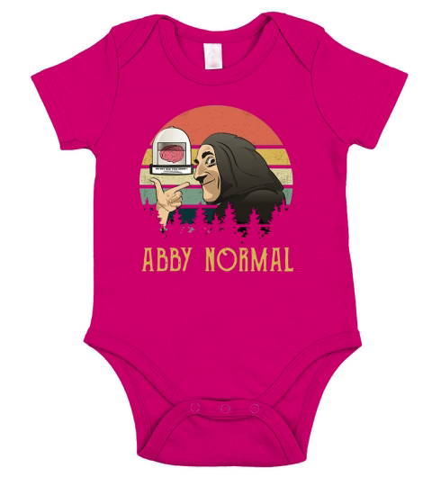Vintage Abby Normal Young Frankenstein shirt Short Sleeve Baby One-Piece
