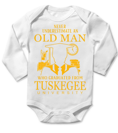 Tuskegee University Long Sleeve Baby One-Piece