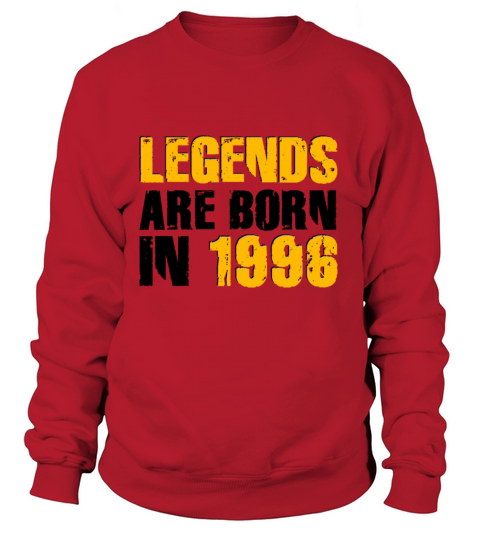 Legends are born in 1996 Women's Sweatshirt