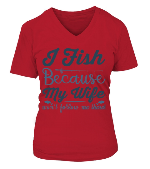 Fishing on fishing boat as fisherman Women's V-Neck T-shirt