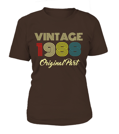 Vintage 1988 Original Part Men Women 32 Birthday Women's T-Shirt