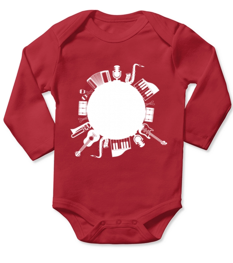 Musical instruments Long Sleeve Baby One-Piece