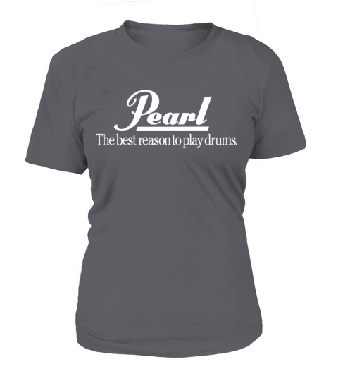 Pearl Drums Musical Instruments Black Drummer T-Shirt Woman