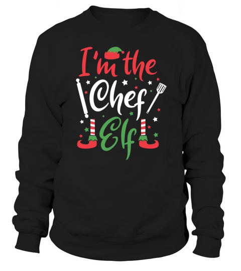 Xmas elf Chef Women's Sweatshirt