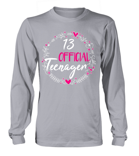 13th birthday girl 13 years teenager present Women's Long Sleeve