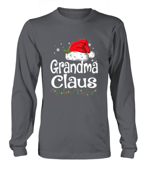 Grandma Claus Christmas Pajamas Santa Women's Long Sleeve