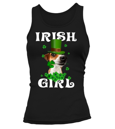 Jack Russell Terrier patricks day gift for her Women's Tank Top