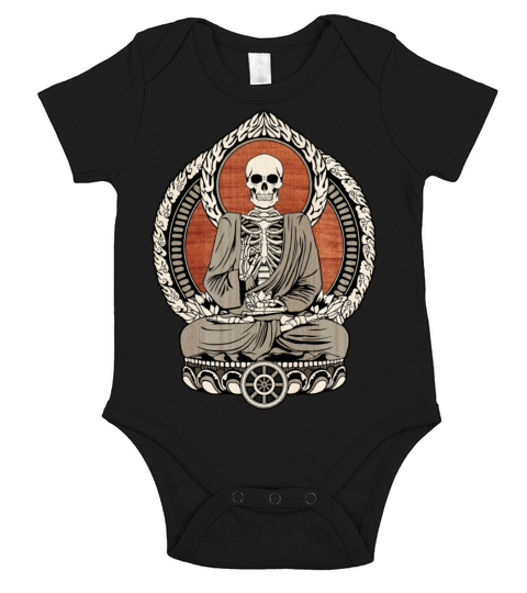 Starving Buddha Short Sleeve Baby One-Piece