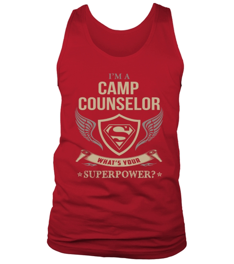 CAMP COUNSELOR - NEVER STOP WHEN I AM DONE Tank Top Unisex