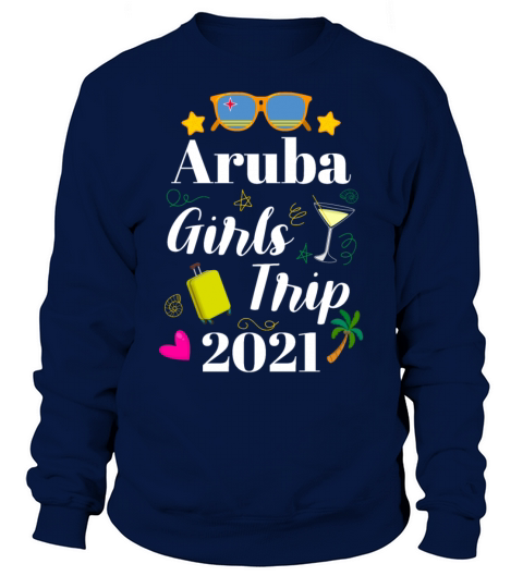 Matching Bachelorette Aruba Girls Trip 2021 Men's Sweatshirt