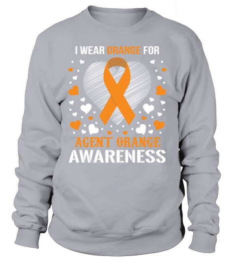 I Wear Orange for Agent Orange Awareness Shirt Women's Sweatshirt