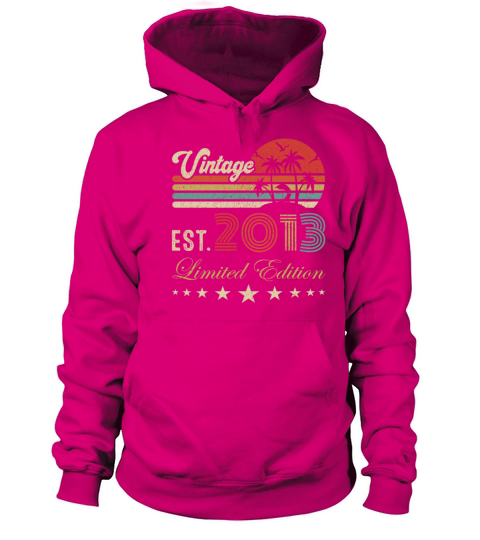 8th birthday vintage limited edition 8 birthday Men's Hoodie