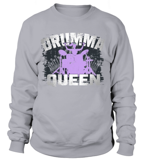 Drumma Queen - Drums Drummer Crown sticks Women's Sweatshirt