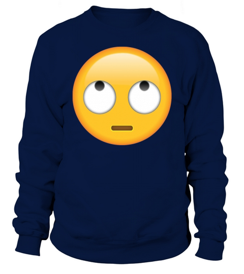 Eye Roll Emoji Sweatshirt Unisex