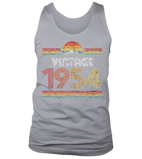 1954 Vintage Born 1954 Retro Birthday Gifts For Me Men's Tank Top