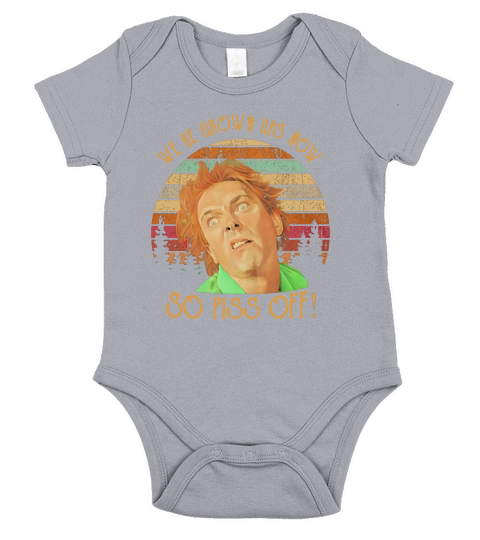 Drop Dead Fred were grown ups now so piss off vintage shirt Short Sleeve Baby One-Piece