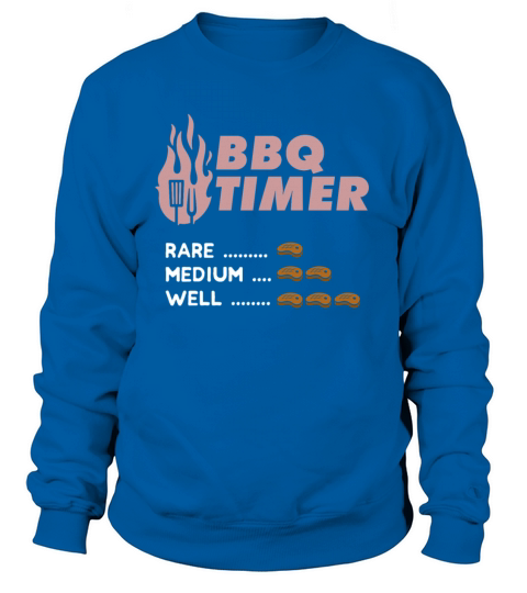 BBQ Timer Spare Ribs Master Grill Chef Roast Slow Women's Sweatshirt