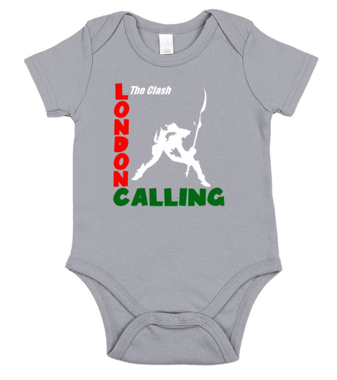 london calling the clash Ngeprunk Short Sleeve Baby One-Piece