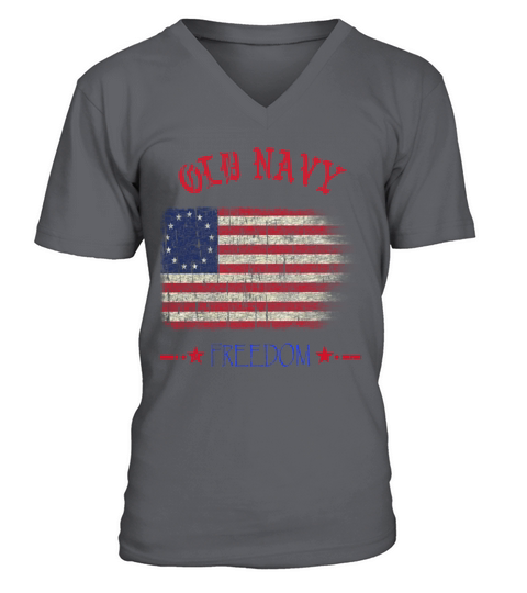 Old Navy Flag 2021 - 4th Of July Men's V-Neck T-shirt