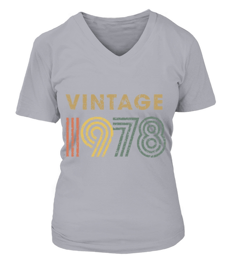 vintage 1978 grandpa Women's V-Neck T-shirt