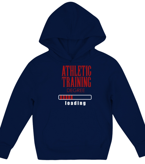Athletic Training Degree Loading Graduation Gift Kids Hoodie