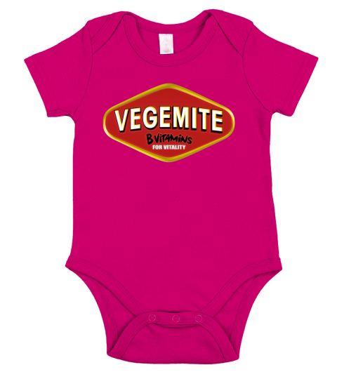 Start with Vegemite T-Shirt Short Sleeve Baby One-Piece