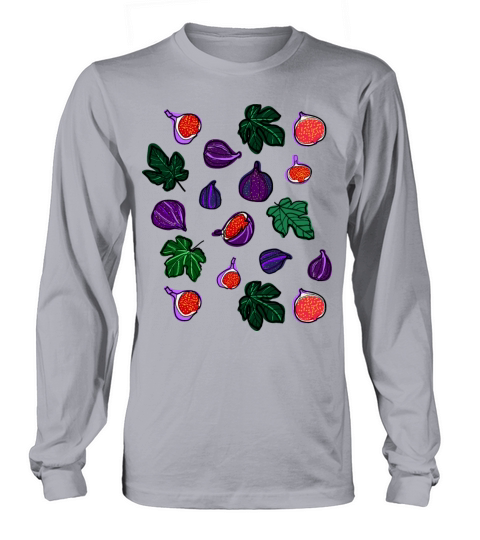 Figs fruits pattern1 Long sleeved Unisex
