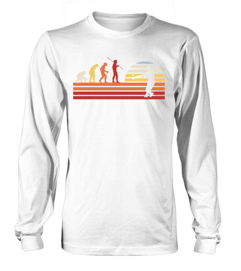 Retro Cricket Player Batsman Vintage Umpire Bowler Women's Long Sleeve