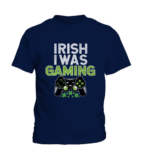 Irish I was Gaming Kids T-Shirt