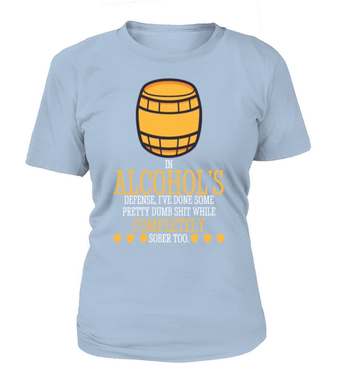 In Alcohols Defense funny beer wine liquor Women's T-Shirt