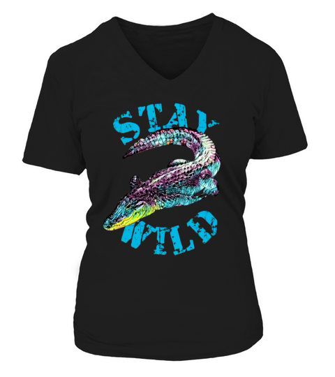 Crocodile Women's V-Neck T-shirt