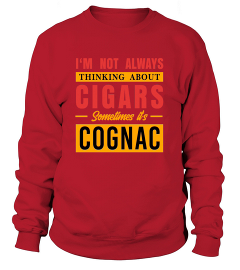 Mens Funny Cognac Cigar Smoke Gift I French Women's Sweatshirt